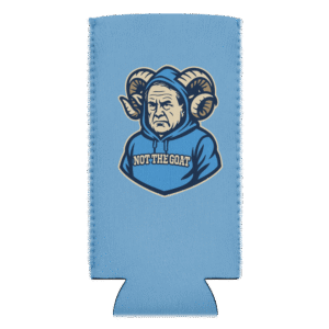 Hill Billy is Not The GOAT Slim Can Cooler - Light Blue