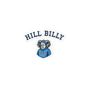 Hill Billy is Not The GOAT Sticker