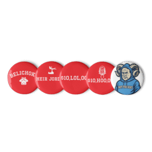 Belichoke Set of Pins - Red Theme