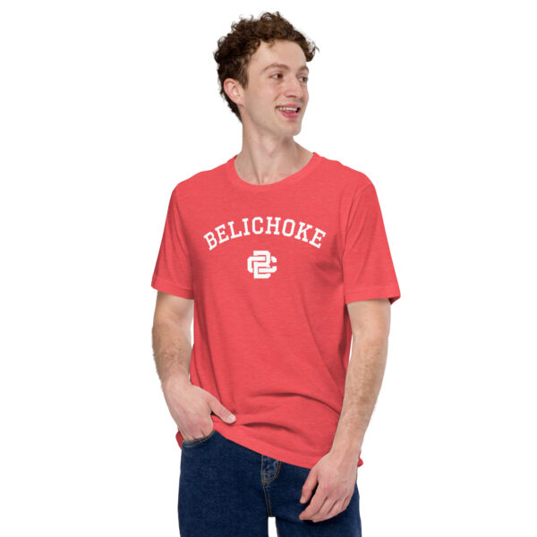 Belichoke Signet Tee – Wolfish Heather Red - Image 4