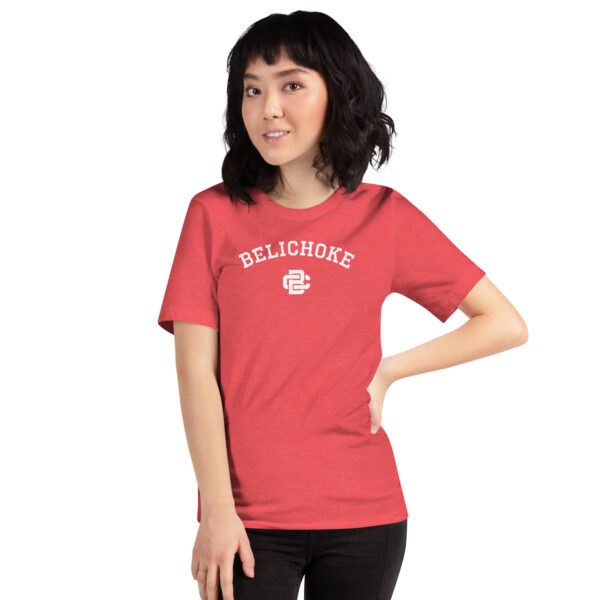 Belichoke Signet Tee – Wolfish Heather Red - Image 5