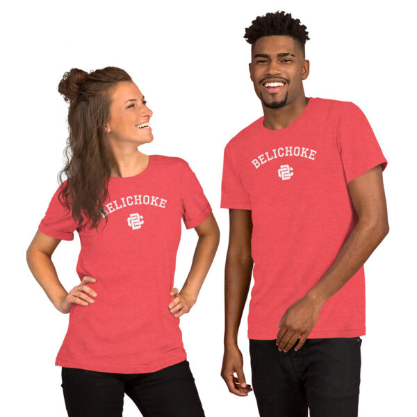 Belichoke Signet Tee – Wolfish Heather Red - Image 6