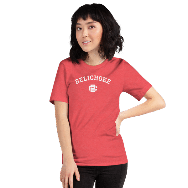 Belichoke Signet Tee – Wolfish Heather Red - Image 9