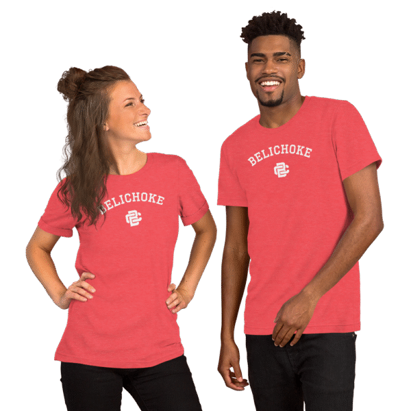 Belichoke Signet Tee – Wolfish Heather Red - Image 10