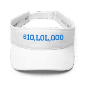 $10,LOL,000 Belichoke Visor - White & Light