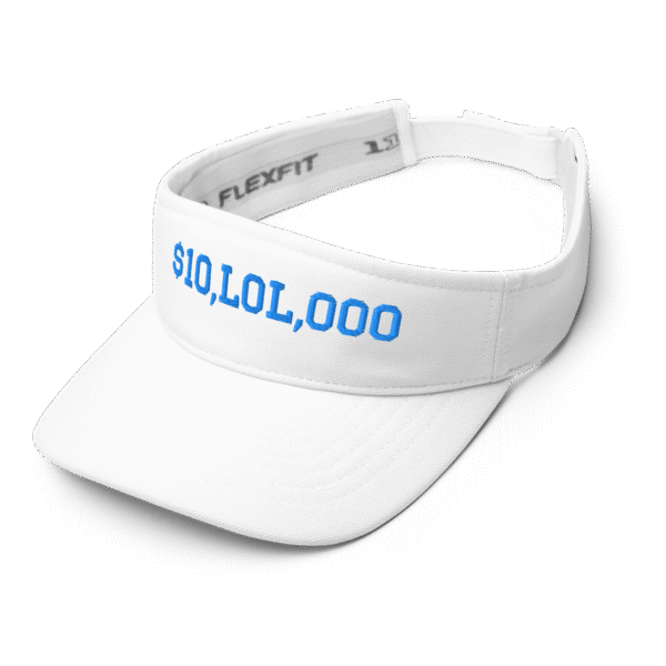 $10,LOL,000 Belichoke Visor - White & Light - Image 2